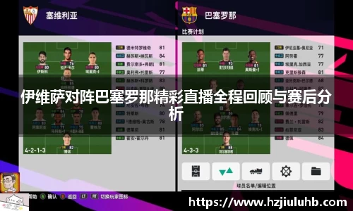 伊维萨对阵巴塞罗那精彩直播全程回顾与赛后分析